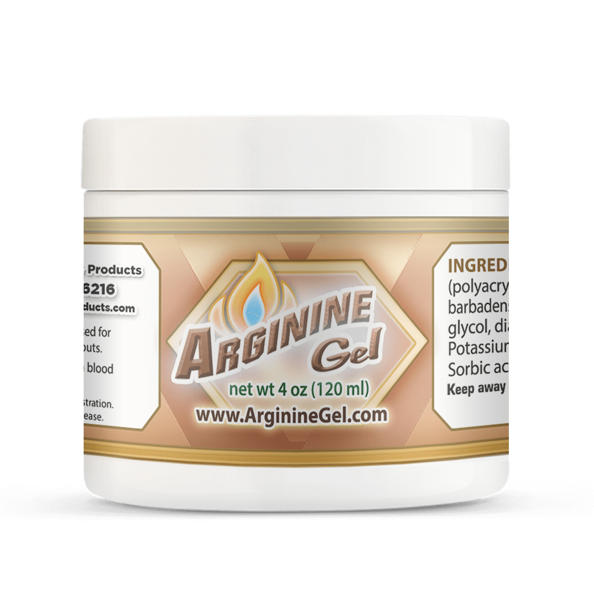 Arginine Gel 4oz Jar Help Increase Blow Flow